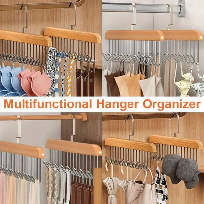 8 Hooks Wooden Sling Hanger