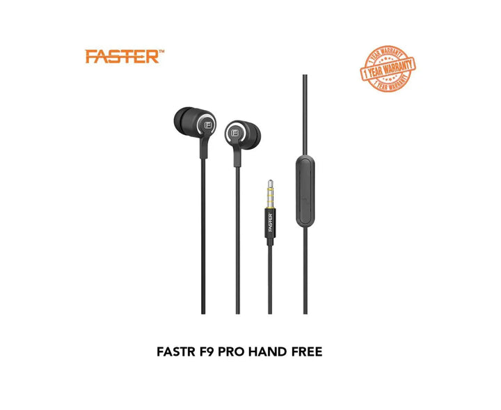 Faster Crystal Clear Sound Universal Music Handsfree – F9 Pro