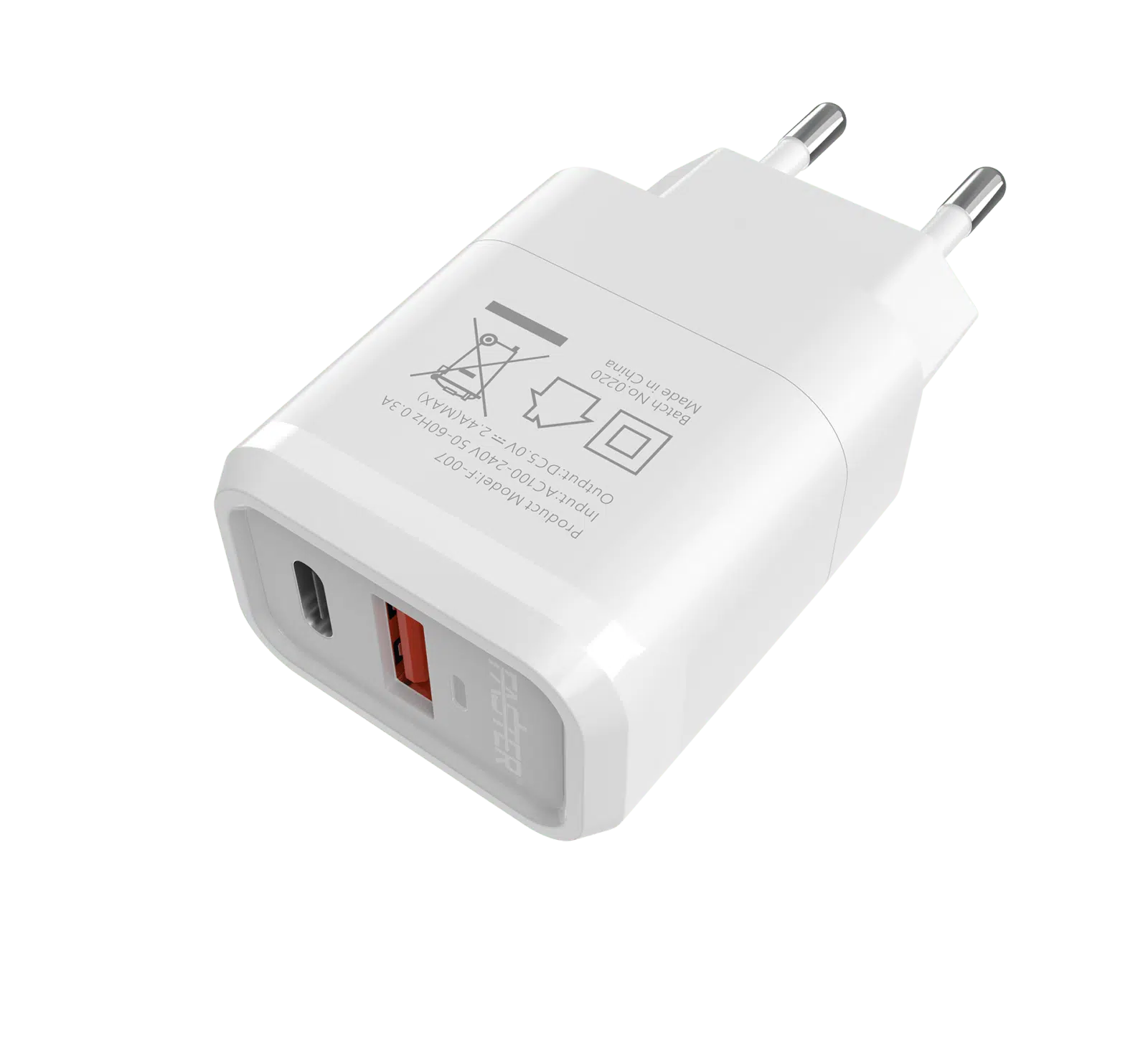 FASTER FAC-950 20W Wall Fast Charger QC+PD Dual Port