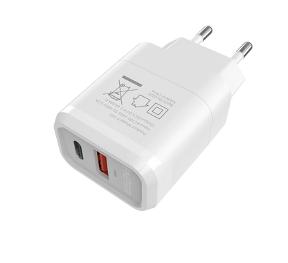 FASTER FAC-950 20W Wall Fast Charger QC+PD Dual Port