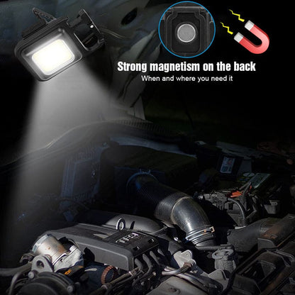COB Rechargeable Key Chain Light
