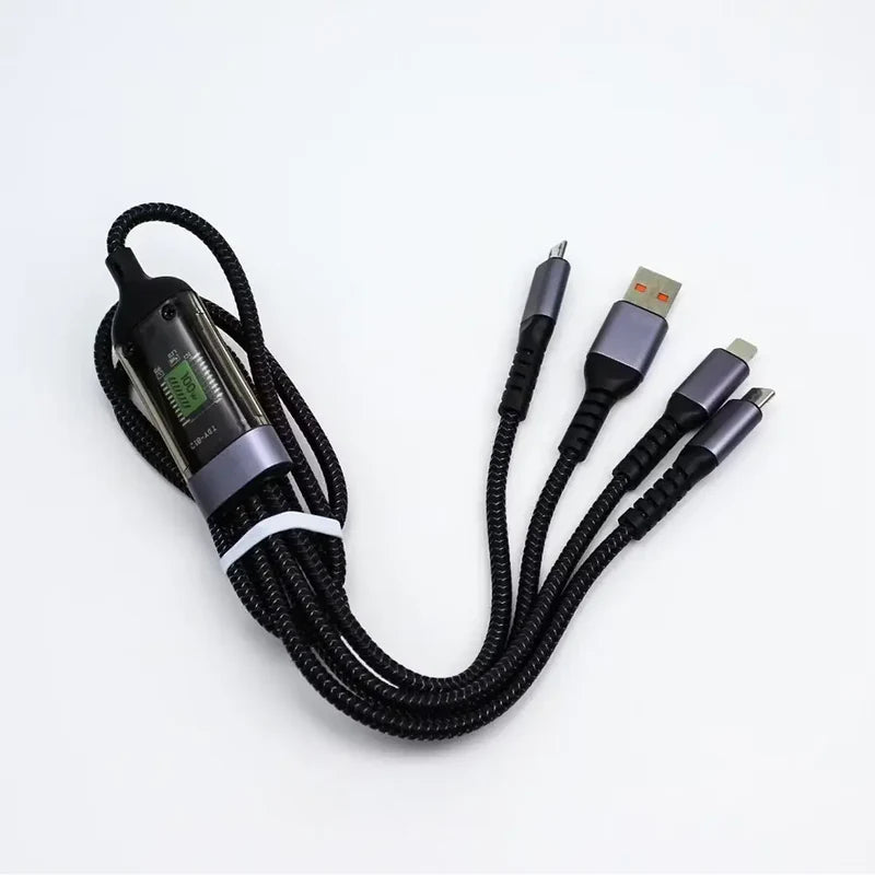 thumb Faster – D5-3in1 (100cm Fast Charging Cable)