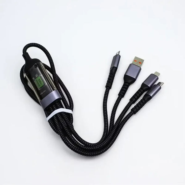 thumb Faster – D5-3in1 (100cm Fast Charging Cable)