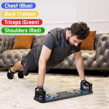 Multifunction Body Building Push Up Rack for Men and Women, Workout Board