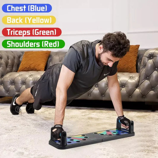 Multifunction Body Building Push Up Rack for Men and Women, Workout Board