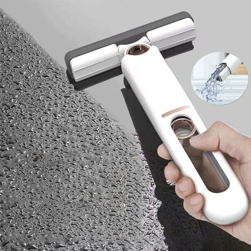 Tekzox Portable Mini Mop – Self-Squeeze Sponge Mop for Home, Desk &amp; Glass