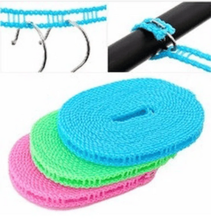 Clothes Drying Rope, Adjustable for Indoor Outdoor Laundry