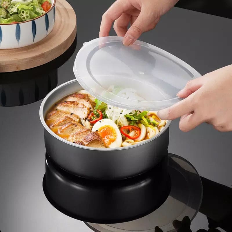 Set of 5 Stainless Steel Bowl Set With Lids
