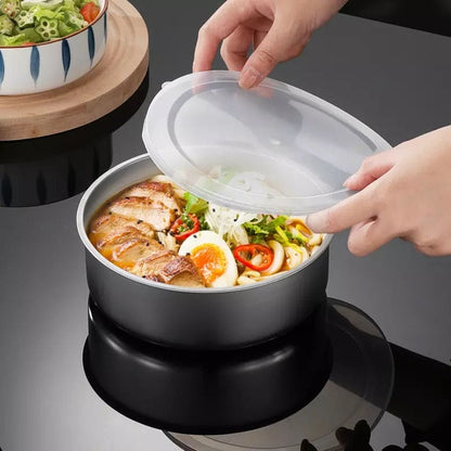 Set of 5 Stainless Steel Bowl Set With Lids