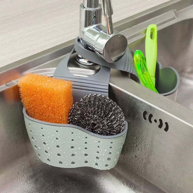 Adjustable Sink Soap Sponge Holder