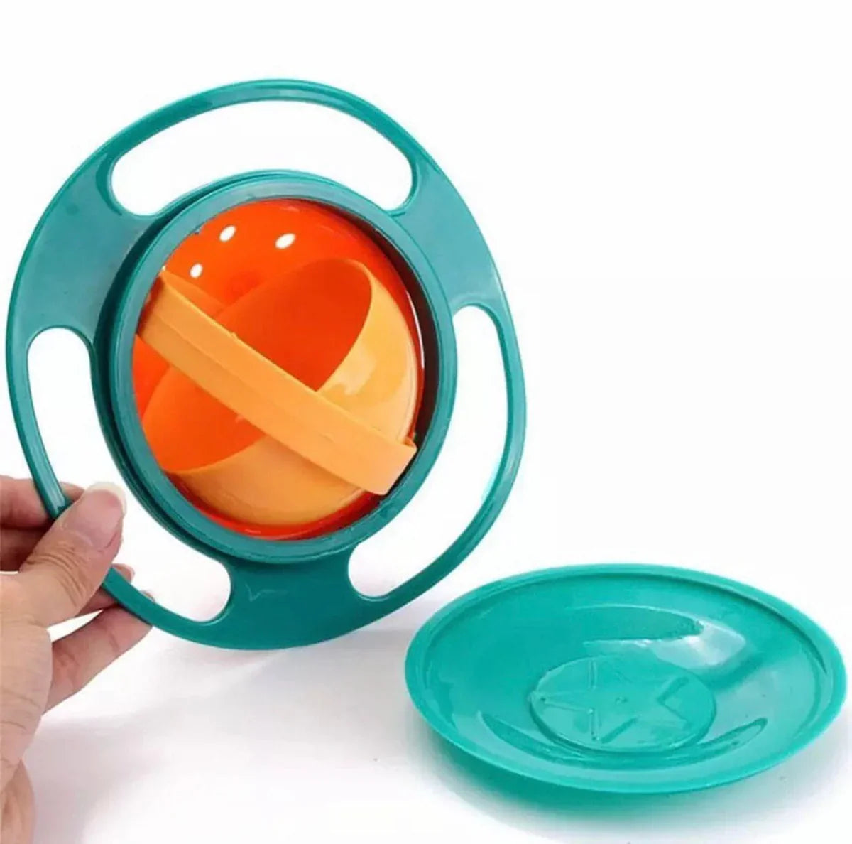 360 Degree Gyro Magic Baby Anti Spill Bowl,