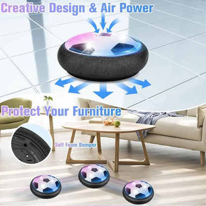 LED Hover Soccer Ball  Floating Air Power Football Toy