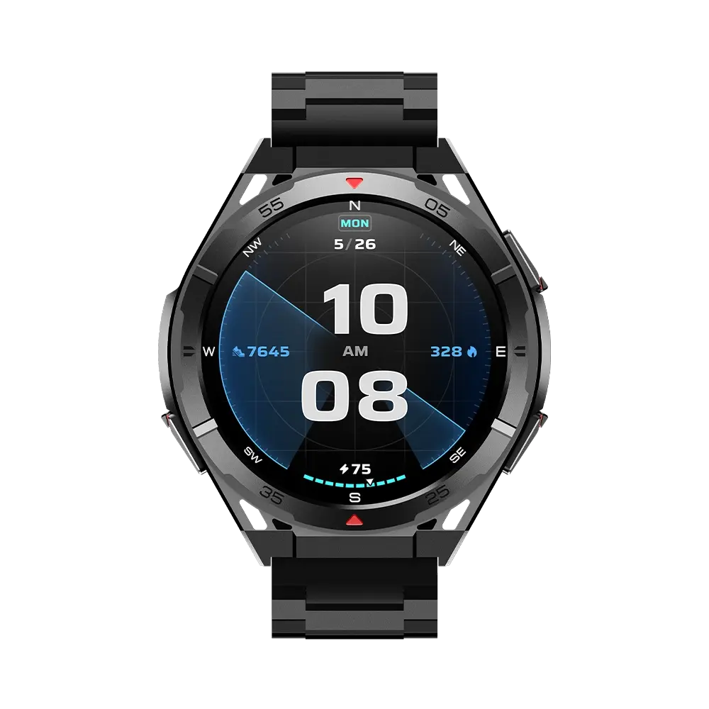 Tekzox L-115 Glory Smart Watch – AMOLED Display | Built-in GPS | 3 ATM Water Resistant