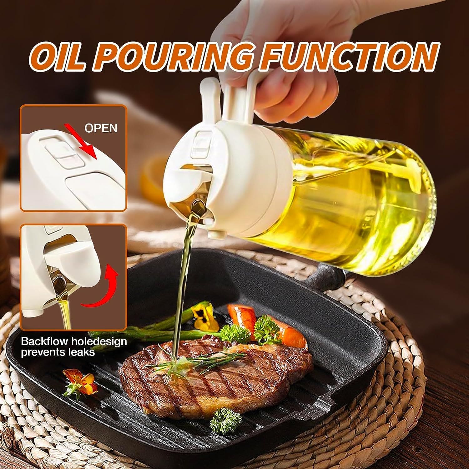 2in1 Oil Jug 450ML
