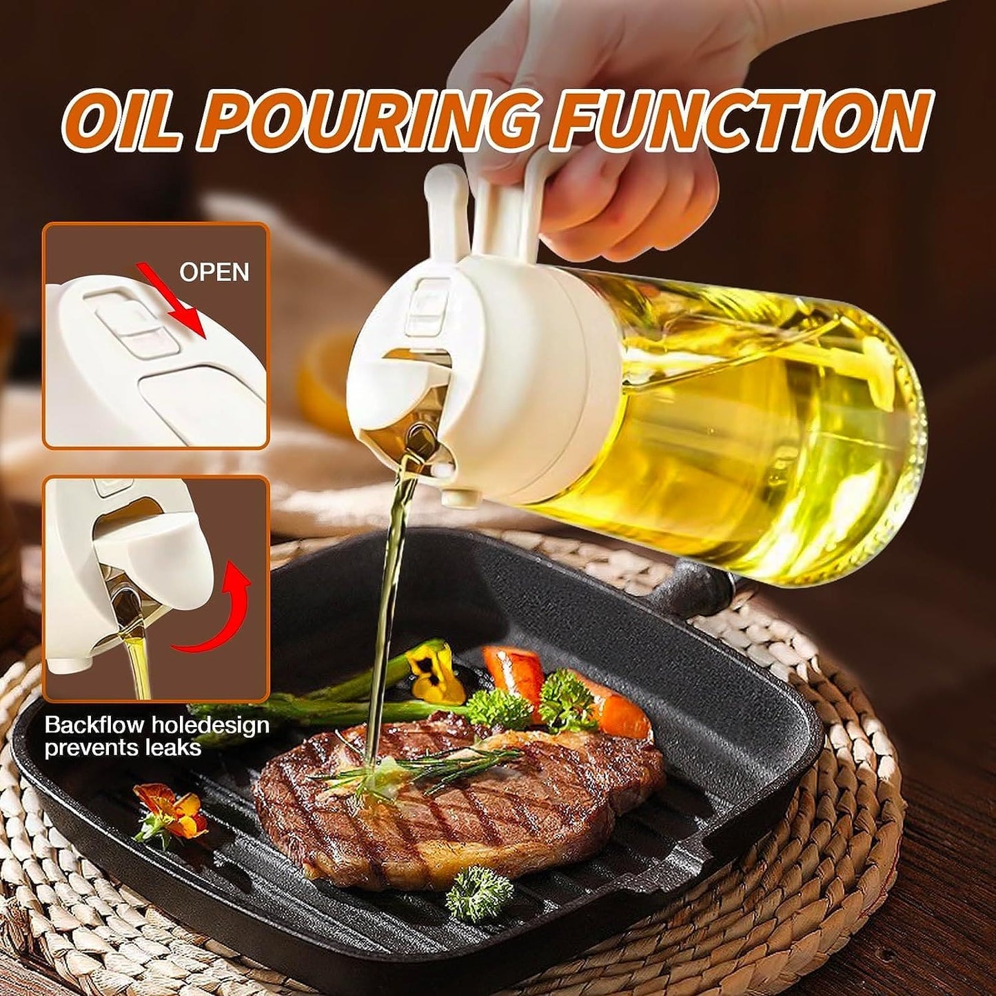 2in1 Oil Jug 450ML
