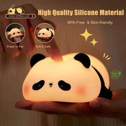 Silicone Panda Lamp