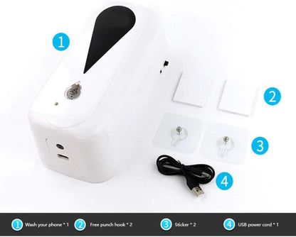 Touchless Soap Dispenser, Automatic Alcohol Sprayer, Motion Sensor, Wall Mounted, 1200ML, Smart Sensor Liquid Spray Dispenser